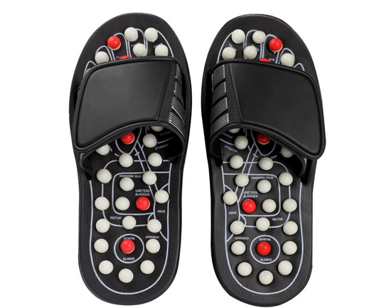 Massage Slippers, Rotating Acupressure Foot Massager