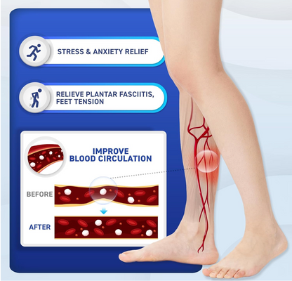 Massage Slippers, Rotating Acupressure Foot Massager